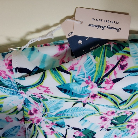 Tommy Bahama Floral Print Skorts with Green Visor Size S - Picture 4 of 13